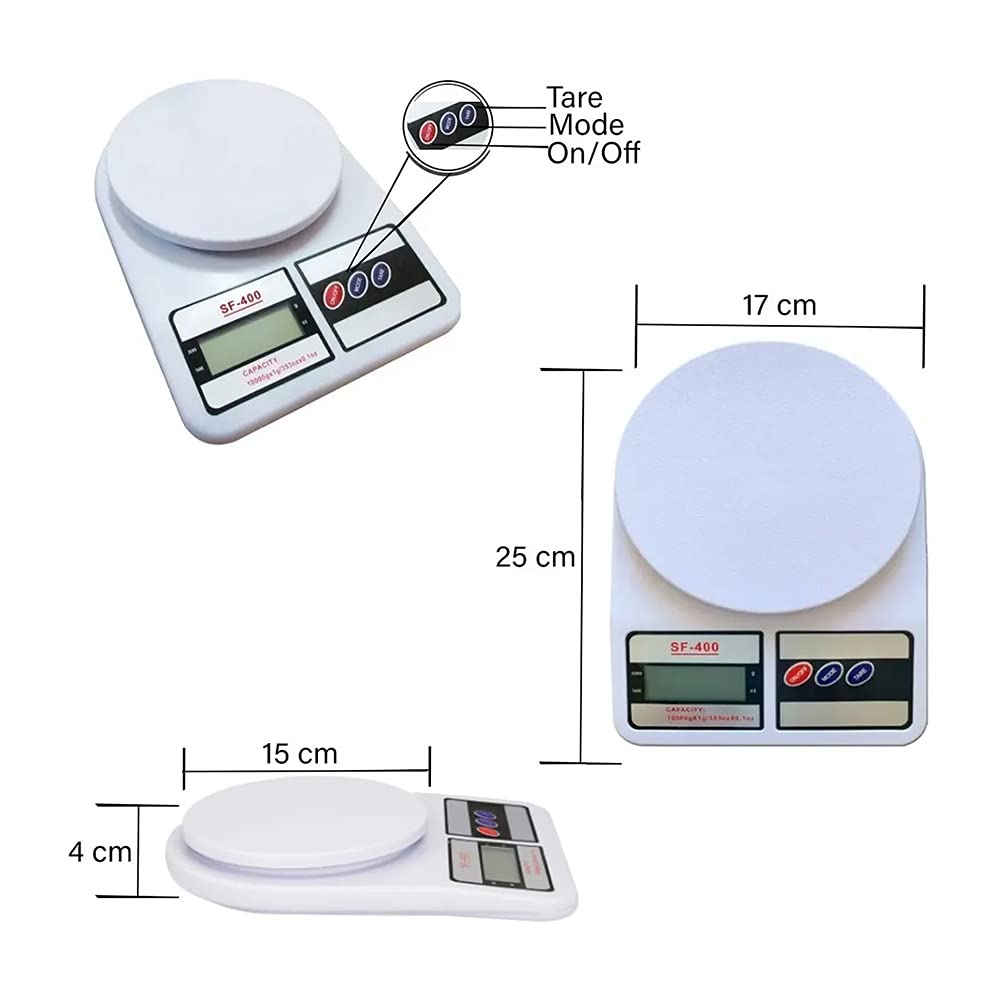 Balança Digital Cozinha Alta Precisão Escala 1g - 1g à 10Kg - Imagem 3